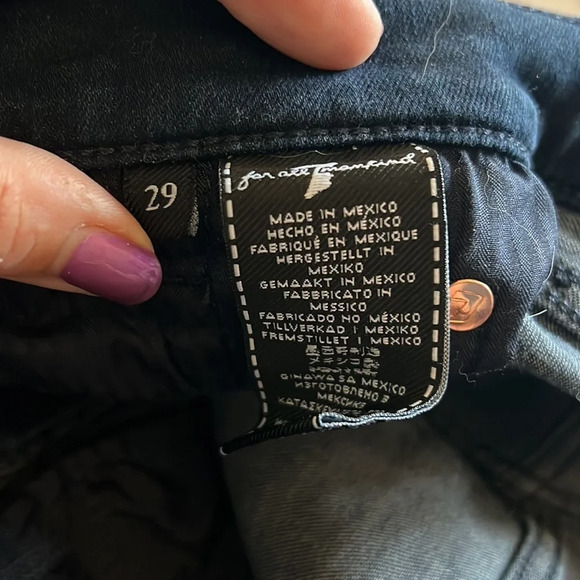 7 for  All Mankind Gwenevere high waisted jeans size 29 - Picture 12 of 12